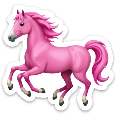 Pink Horses sticker
