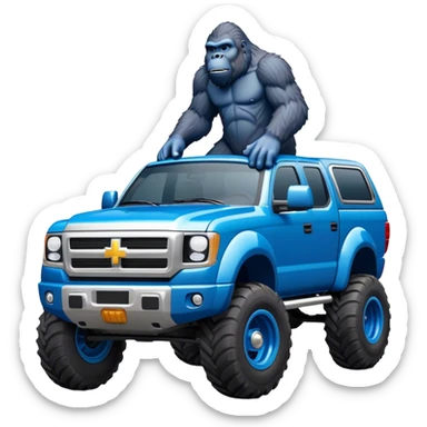 Bigfoot - Bigfoot 4x4 (Model Year: 2022) (Iconic colour: Blue) sticker
