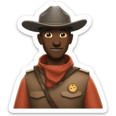 Scout from Team Fortress 2 sticker