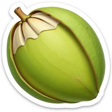 pistachio with shall green nut yellow shall sticker