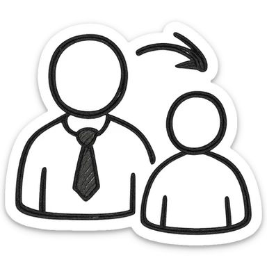 mentorship icon, minimalistic, green gold and white color scheme, clean lines sticker