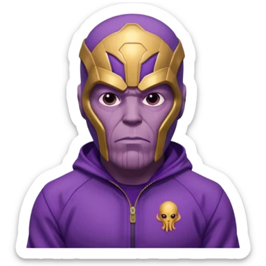 thanos from squid game sticker