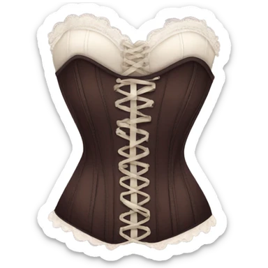 Cute corset sticker