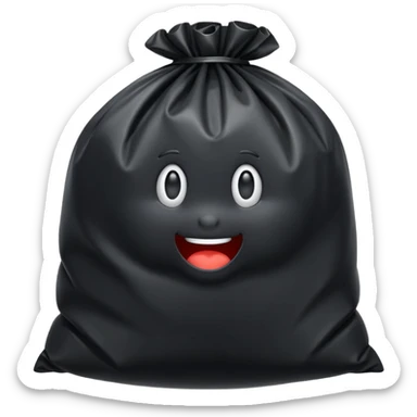 garbage bag sticker