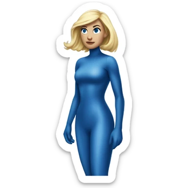 Invisible Woman sticker
