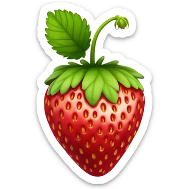 wild strawberry sticker