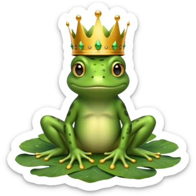 Kurbağa Prens  sticker