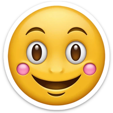 Emoji guiñando un ojo feliz sticker