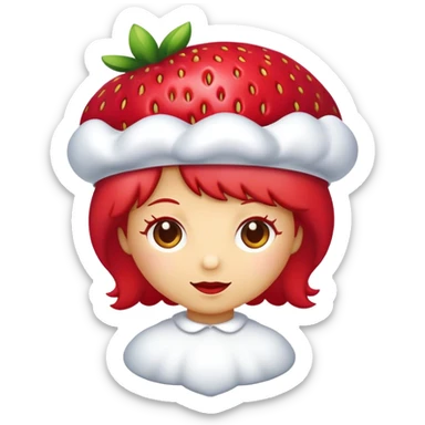 strawberry shortcake sticker