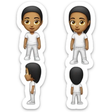 Young miko rapper sticker