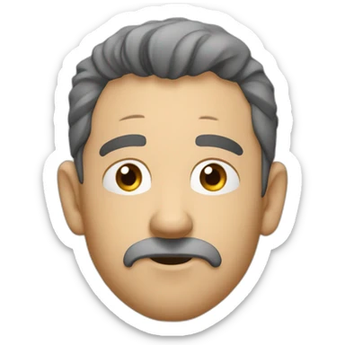 Garry avec un nez de cloun sticker