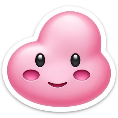 Esthétique objet rose pastel sticker