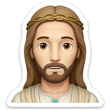 jesus statue in brazil sticker