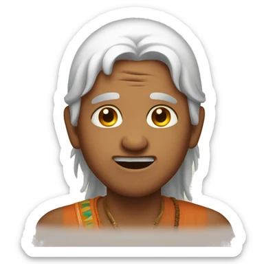 Indian crying laughing  sticker