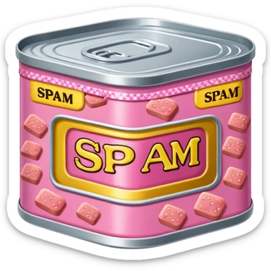 spam as any kind of unwanted, unsolicited message sticker
