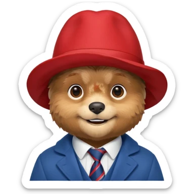 Cute paddington sticker