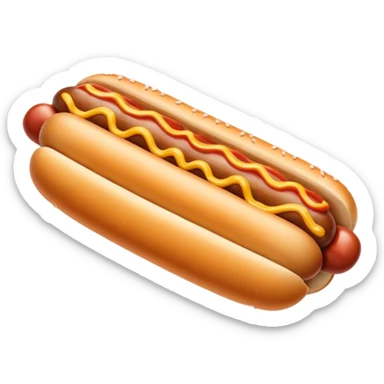 Very very very hot hotdog sticker