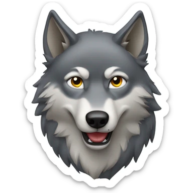 Wolf sticker