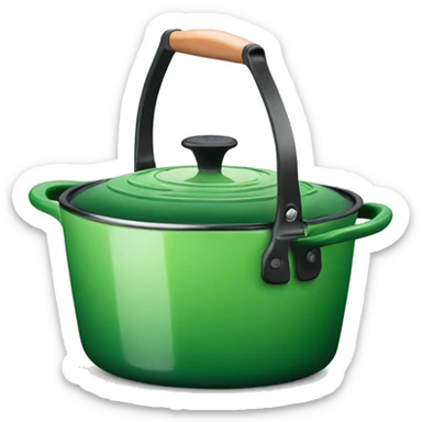 Green Le Creuset  sticker
