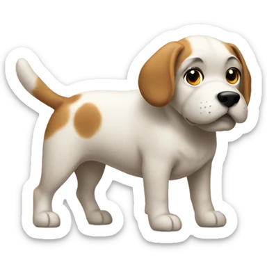 Dog with a big butt sticker