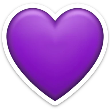 purple heart qith black hertagram on it sticker