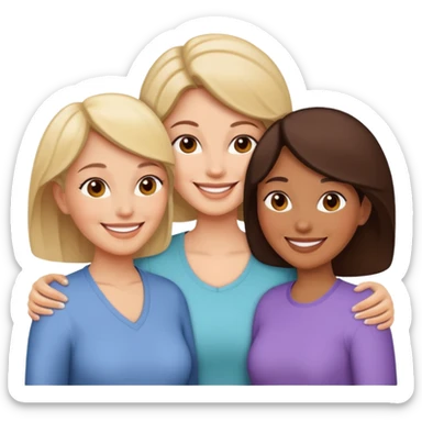 Three moms sticker