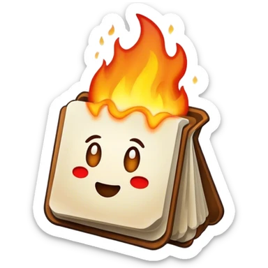 It’s just a burning memory  sticker