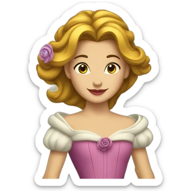 Belle et la bête sticker