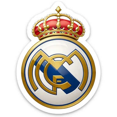Real Madrid logo sticker