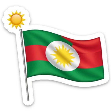 Flag of Iraqi Kurdistan sticker