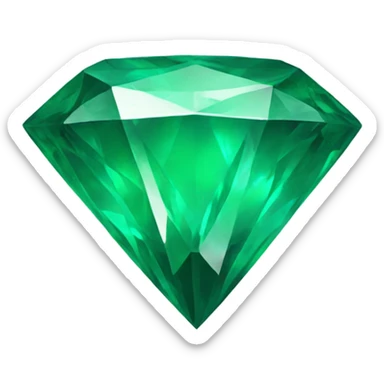 emerald solitaire sticker