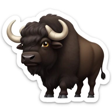 A buffalo  sticker