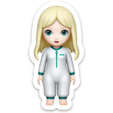 full size doll from tv show “squid game” sticker