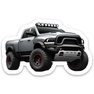 Ram trex truck sticker
