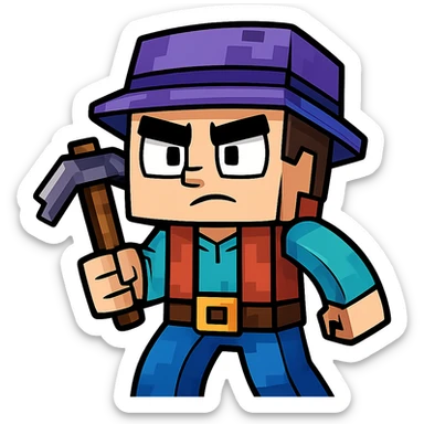 Extract every character from the picture. character including the clothes and accessories they are wearing, and place on a transparent background. Keep the original style and appearance exactly the same. and separately give me the each character picture. There is 3 character in this image. there is two dog

 sticker