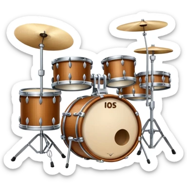 Drum Set sticker