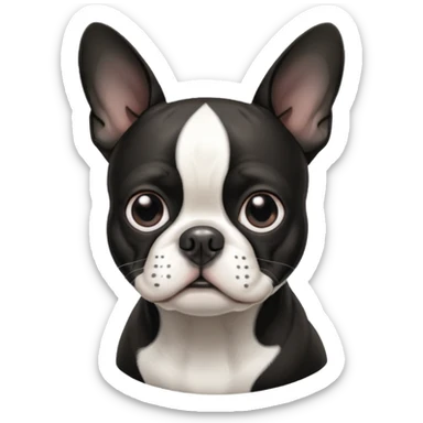 Boston terrier sticker
