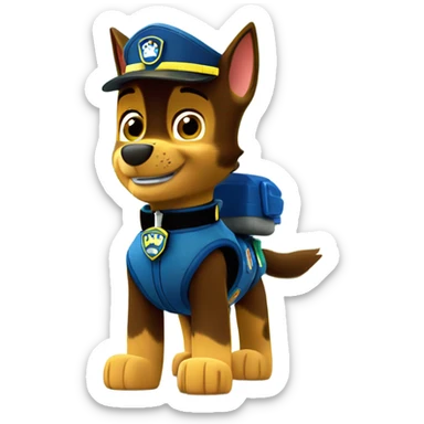 Paw patrol chase  sticker