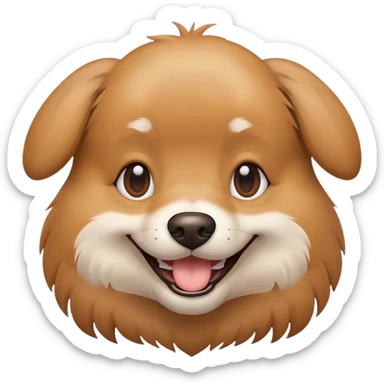 Dog smile sticker