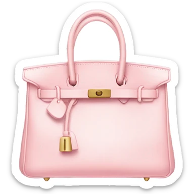 Light pink birkin bag  sticker