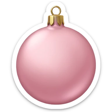 the color is baby pink its still christmas themed and aesthetic sticker