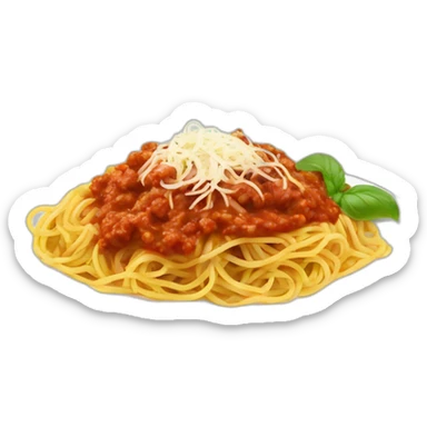 spaghetti bolognese sticker