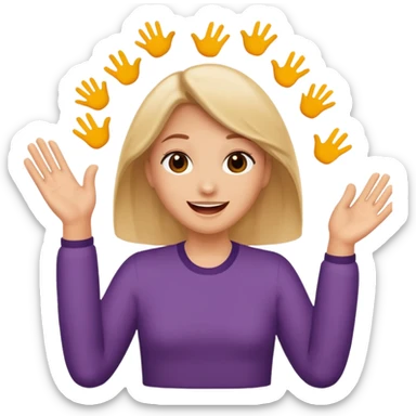 with applause please sticker