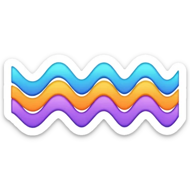sound wave sticker