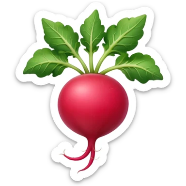 radish sticker