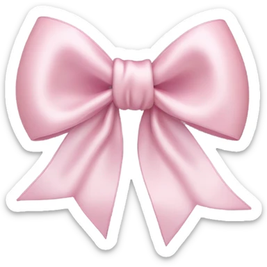 pink aesthetic bow sticker