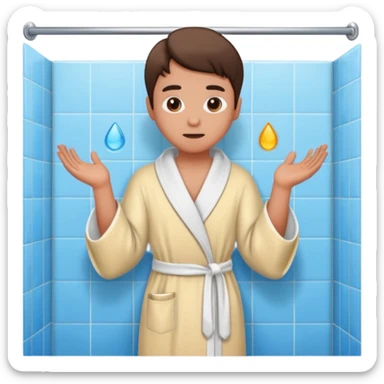 making shit at the bathroom sticker