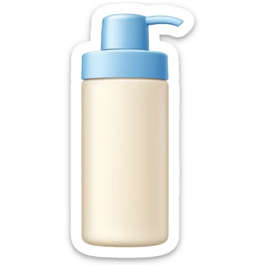 body cream bottle sticker