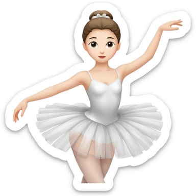 Ballet dancer sticker