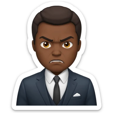 mafia boss angry sticker